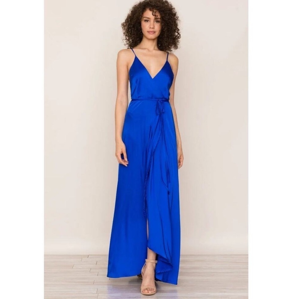 Yumi Kim Rush Hour Wrap Maxi Dress Royal Blue